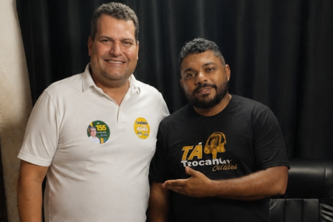 Anderson Márcio, CEO do Tá Trocando Ideia, Rádio Ideia Mix e Portal Ideia News, declara apoio a Dr. Cláudio Mitidieri para deputado federal